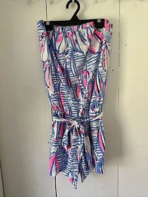 NWT Lilly Pulitzer Ritz Romper-Blue Haven • $25