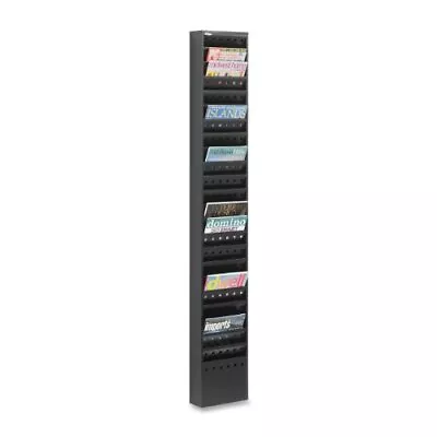 Safco Magazine Rack - 65.5  Height X 10  Width X 4  Depth - 23 Pocket[s] - Steel • $236.66