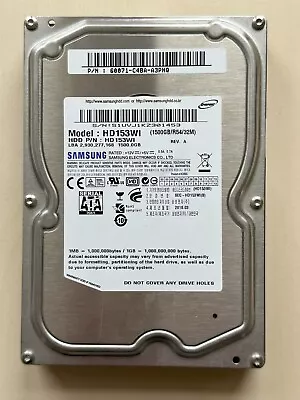 Samsung HD153WI Spinpoint 1.5TB SATA 32MB Cache 3.5-Inch Hard Disc Drive • £17.50