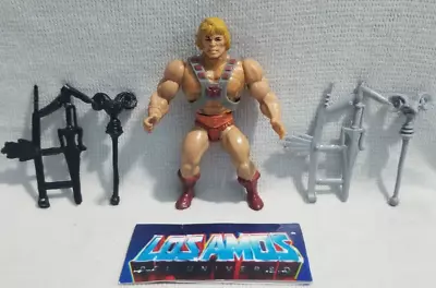 WORKING Vintage MOTU 1981 He-Man Masters Of The Universe Near Complete • $87.95