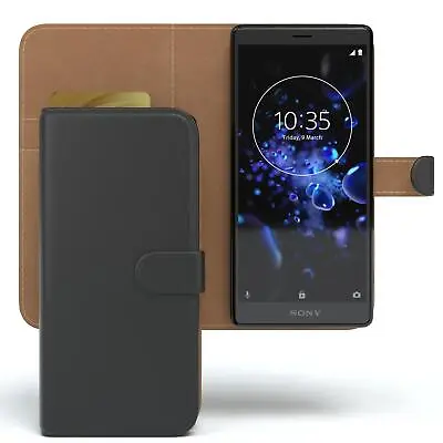 $13.65 • Buy Case For Sony Xperia XZ2 Phonecase Protective Case Cover Flip Case Black
