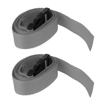 £5.77 • Buy 1 Pair Of 1m 25mm Golf Trolley Straps With Quick Release Buckle Gray