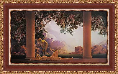 Maxfield Parrish Daybreak Framed Canvas Giclee Print 33.5 X20.5  (V02-31) • $185