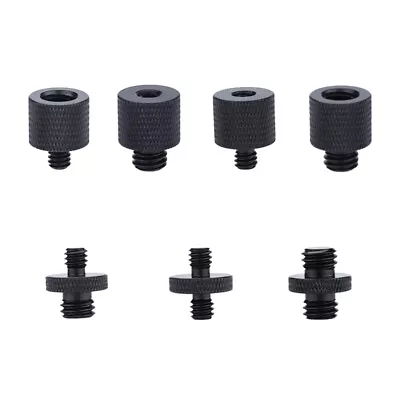 3/8  Female To 1/4  Male Screw Adapter Thread For Tripod Accessories Camera • £2.77