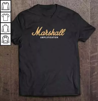 New Marshall Amplification Amplifier Logo T-Shirt Black S-5XL TC274 • $16.99