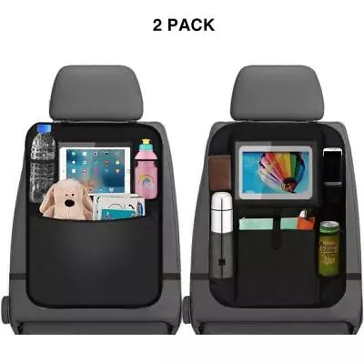 2x Car Seat Back Seat Organiser Multi Pocket Storage Travel Tidy Bag Holder Kids • £8.99