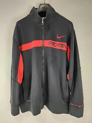 Nike Manny Pacquiao Dri-Fit Track Jacket - Black/Red Size XXL (RARE) • $249.99