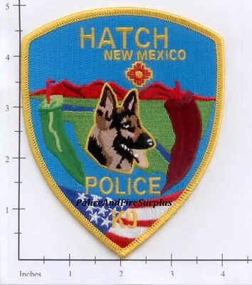 New Mexico - Hatch NM K-9 Police Dept Patch • $3.99