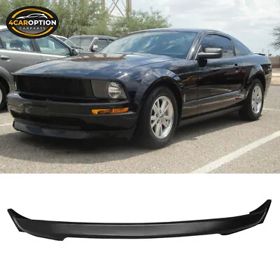 Fits 05-09 Ford Mustang V6 3C Style PU Front Bumper Lip Spoiler Splitter • $102.65