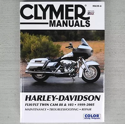 1999-2005 Harley Davidson FL Road King Electra Glide CLYMER REPAIR MANUAL M430 • $34.95