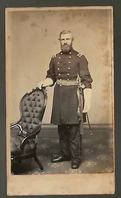Civil War CDV Colonel Edwin Upton 25th Massachusetts Vols • $175