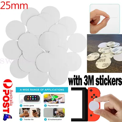 Up To 50x NTAG215 NFC White Pvc Card Tag For TagMo Forum Switch Type2 Tags Chip • $7.10
