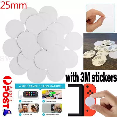 Up To 50x NTAG215 NFC White Pvc Card Tag For TagMo Forum Switch Type2 Tags Chip • $7.10