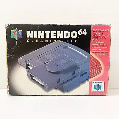 Nintendo Cleaning Kit Box Insert Manual ONLY - Nintendo N64 - Free Postage • $38.88