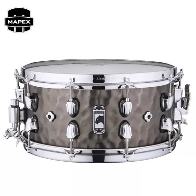 Mapex Black Panther PERSUADOR 14  X 6.5  Hammered Brass Snare Drum BPNBR465HCN  • $559