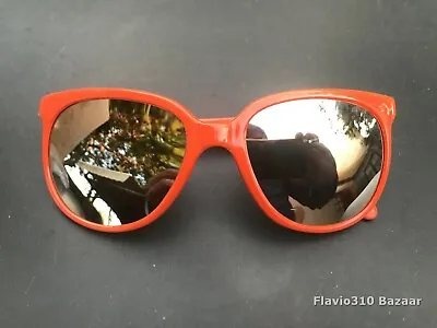 New NOS Authentic 80s Vintage BOLLE 396 Sunglasses Orange Nylon - Made In France • $99