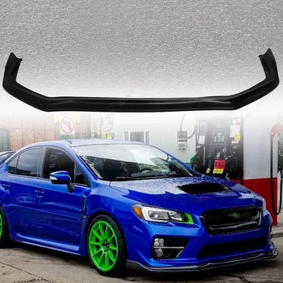 $74.99 • Buy For 15-21 Subaru WRX STI V-Limited Style Front Bumper Lip Splitter Chin Spoiler