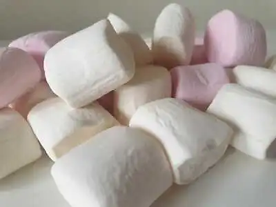 Veggie Mallows Pink White Big Marshmallows Vegan • £4.75