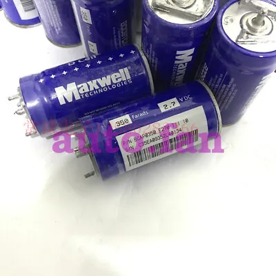 For 6pcs Used MAXWELL 2.7V 350F Supercapacitor Farad Capacitor • $79.96