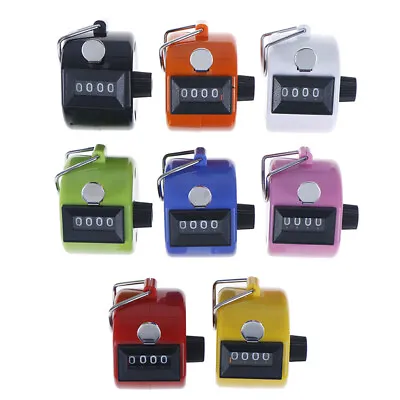 1pc 4 Digit Number Manual Tally Counter Digital Golf Clicker Training Coun`A  Fg • $2.72