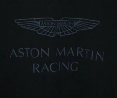 Hackett Aston Martin Racing Spell Out & Logo Graphic Men's Dark Blue Shirt XL • $26.36