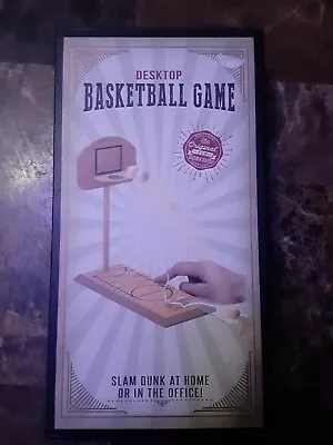 Desktop Mini Basketball Game Portable Wooden Includes Scoring Pins Brand New • $1