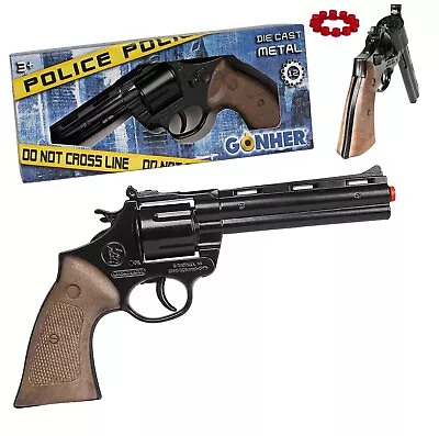 Pistol Revolver Police Toy 12 Shots IN Metal Cup Gun Toy • £21.97