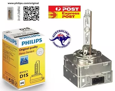 D1S Genuine PHILIPS Car Headlight Xenon Standard Vision HID Bulb 4200K 35W OEM • $61.70