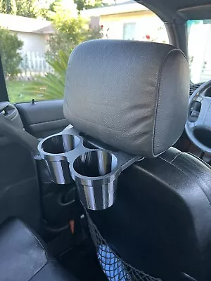 E36 Convertible Rear Seat Car Headrest Cupholder Fits Other Vehicles Ie:prius • $30