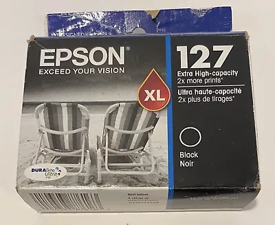 Epson 127 XL Black Printer Ink Cartridge High Capacity EXP 2020 2x  Print • $17.95