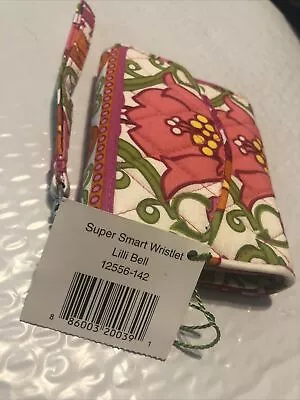 New Vera Bradley Lilli Bell Super Smart Wristlet Nwt New • $17