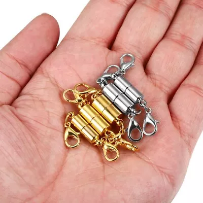 5pcs/lot Magnetic Clasps With Lobster Clasp For Bracelets Necklace Connectors • $2.96