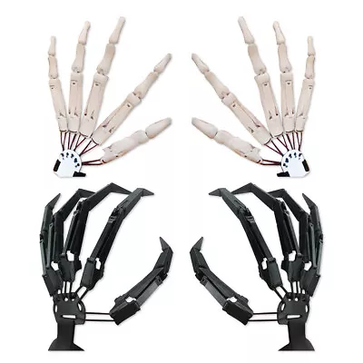£9.20 • Buy Articulated Fingers Scarry Fake Fingers Halloween Skeleton Hands Realistic FaImz