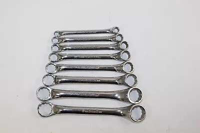SNAP-ON 8 Pc 12-Point Metric Short 10° Offset Box Wrench Set (6/7—18/20 Mm) • $159