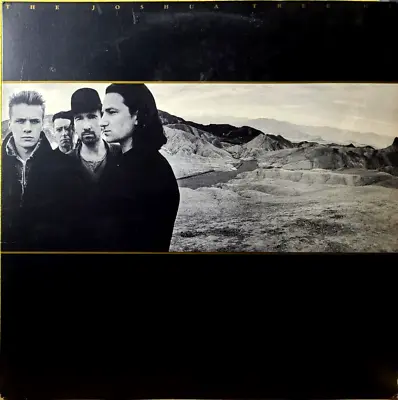 U2 The Joshua Tree Original 1987 LP W Insert Poster Gatefold  VINYL NM/JACKET EX • $40.99
