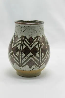 True Vintage Michael Andersen Bornholm Denmark Ceramics Flower Vase Art Object • $93.56