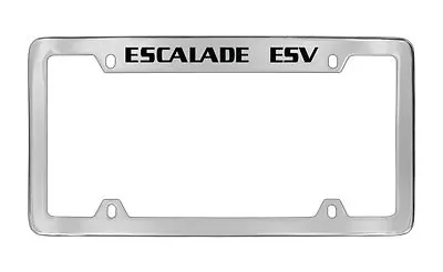 Cadillac Escalade ESV Chrome Plated Brass Metal License Plate Frame Holder • $43.95