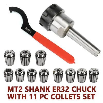 MT2 ER32 Morse Taper Collet Chuck Tool Holder ER32 Collet Set Milling Tool Set • $54