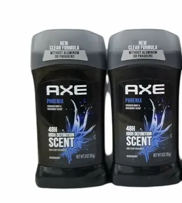 £10.65 • Buy AXE  Deodorant Stick For Men Phoenix 3 Oz (Pack Of 2) 48HR HIGH DEFINITION