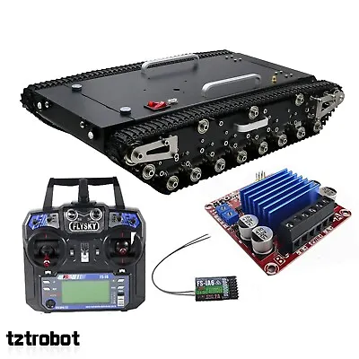 WT-500S Tank Chassis Robot Chassis RC Smart Car W/ Complete Elec Control System • $744.55