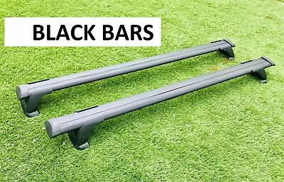 2x BLACK Aerodynamic Cross Bar / Roof Rack For VolksWagen Amarok 2010 - 2023 • $219