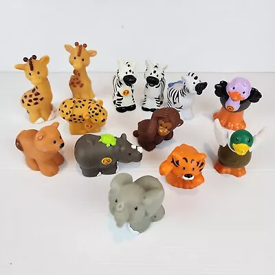 Fisher Price Little People Zoo Alphabet Ark Animals Bulk Lot Of 13 Pretend Play • $39.90