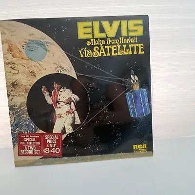 ELVIS PRESLEY - ALOHA FROM HAWAII VIA SATELITE 1973 RCA AUSTRALIA -2 Records • $19