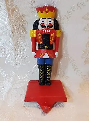 Vintage Midwest Of Cannon Falls Cast Iron Nutcracker Stocking  Holder • $38