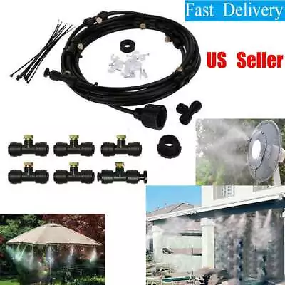 20FT Outdoor Misting Cooling System Fan Cooler Patio Water Mister Mist Nozzles • $14.87