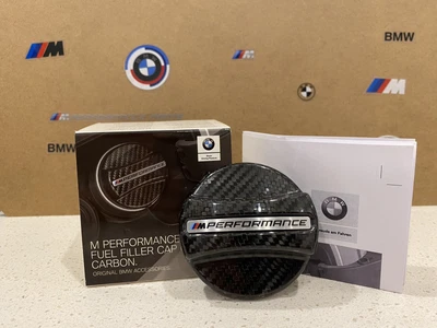 $130 • Buy Original BMW M Performance Tank Lock Fuel Cap Carbon