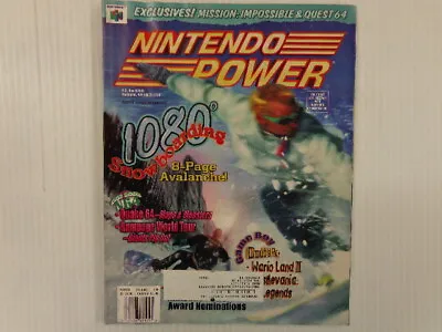 Vintage Nintendo Power Magazine Vol.106 / March 1998 1080 Snowboarding Avalanche • $9.09