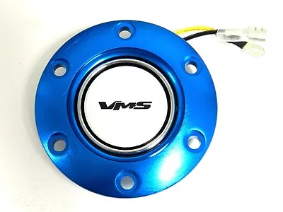 Vms Racing Blue Steering Wheel Ring & Horn Button Sl C • $24.95