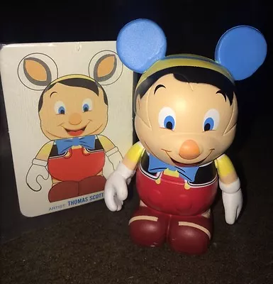 DISNEY VINYLMATION 3 Animation 1 Pinocchio Blue Ears Variant Real Boy With Card • $250