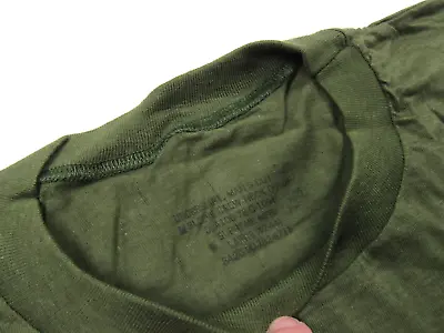Vtg NOS 1970's US Army OG-109 Undershirt Sz L Cotton T-Shirt Post Vietnam War • $59.99